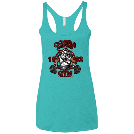 T-Shirts Tahiti Blue / X-Small Cobra Command Gym Women's Triblend Racerback Tank