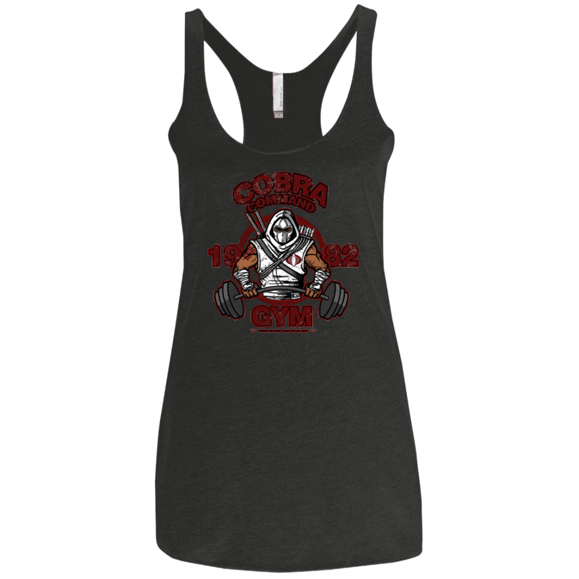 T-Shirts Vintage Black / X-Small Cobra Command Gym Women's Triblend Racerback Tank