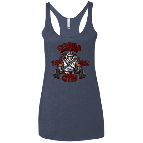 T-Shirts Vintage Navy / X-Small Cobra Command Gym Women's Triblend Racerback Tank