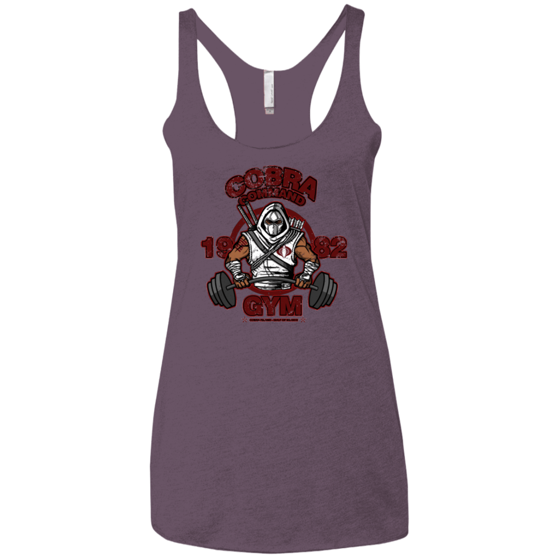 T-Shirts Vintage Purple / X-Small Cobra Command Gym Women's Triblend Racerback Tank