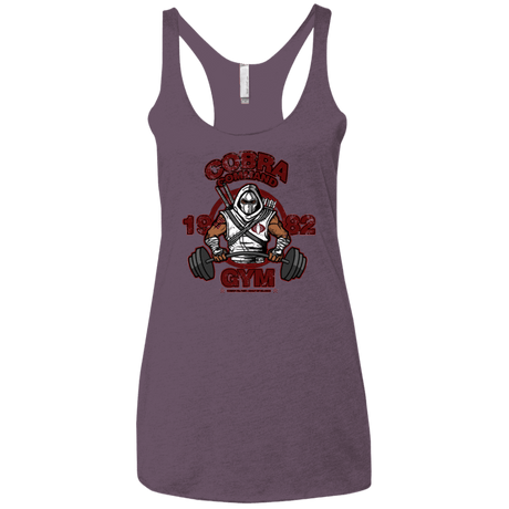 T-Shirts Vintage Purple / X-Small Cobra Command Gym Women's Triblend Racerback Tank