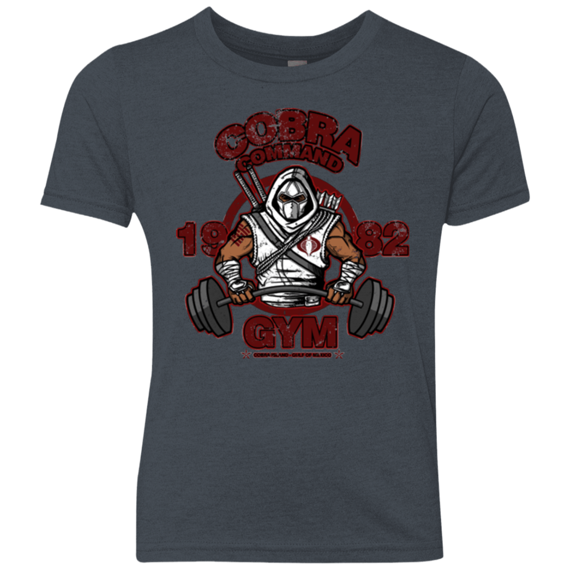 T-Shirts Vintage Navy / YXS Cobra Command Gym Youth Triblend T-Shirt