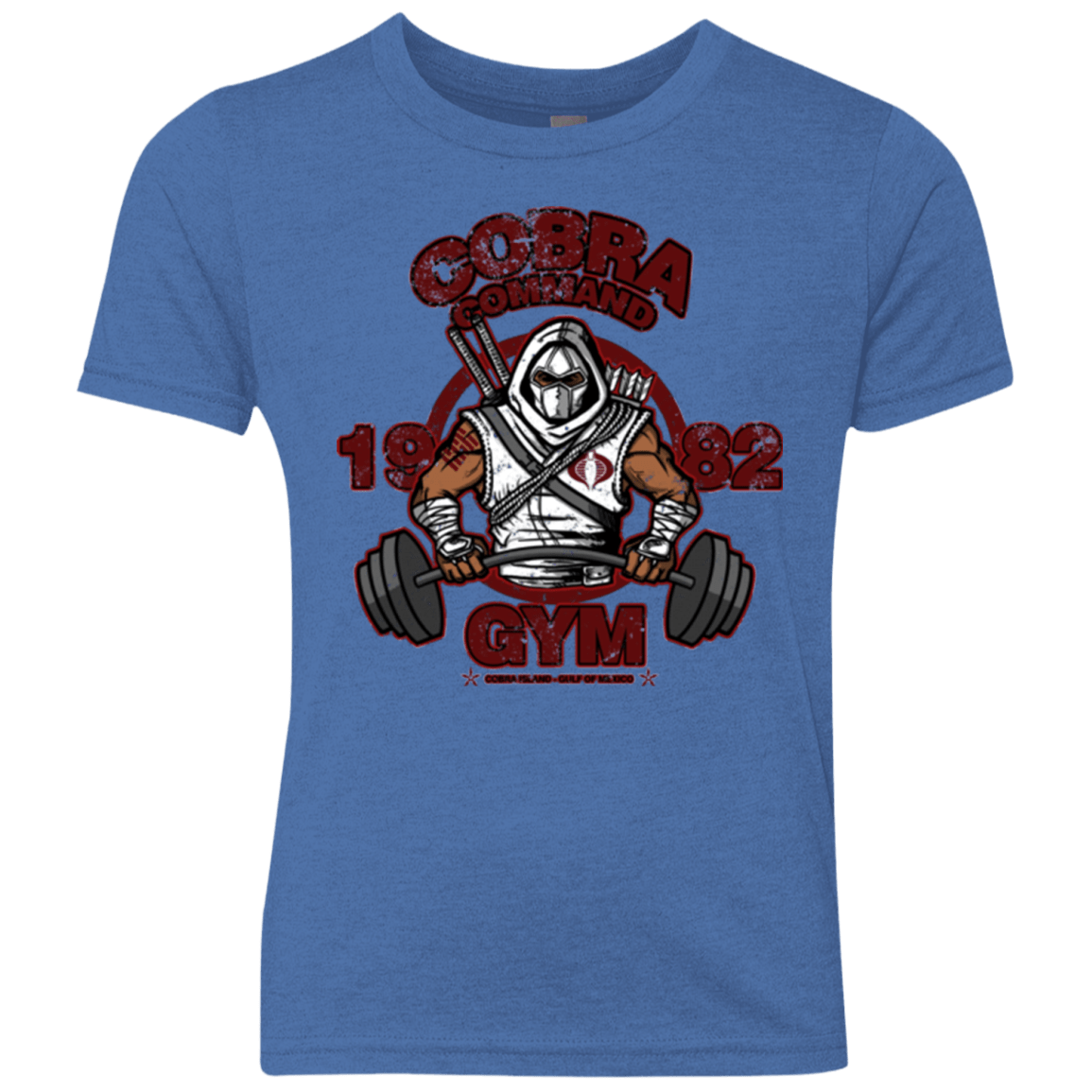 T-Shirts Vintage Royal / YXS Cobra Command Gym Youth Triblend T-Shirt