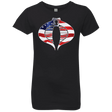 T-Shirts Black / YXS COBRA FLAG Girls Premium T-Shirt