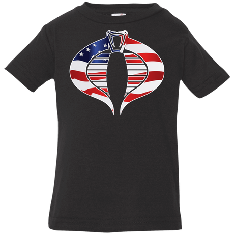 T-Shirts Black / 6 Months COBRA FLAG Infant Premium T-Shirt
