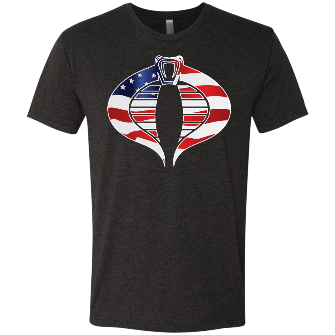 T-Shirts Vintage Black / Small COBRA FLAG Men's Triblend T-Shirt