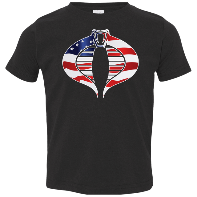 T-Shirts Black / 2T COBRA FLAG Toddler Premium T-Shirt