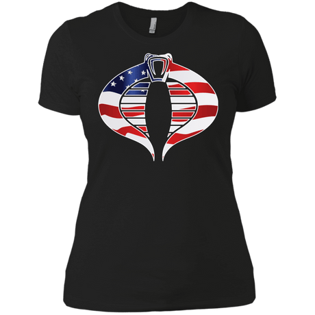 T-Shirts Black / X-Small COBRA FLAG Women's Premium T-Shirt