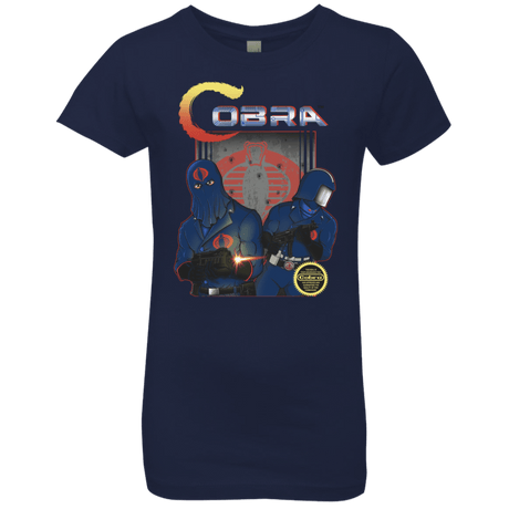 T-Shirts Midnight Navy / YXS COBRA Girls Premium T-Shirt