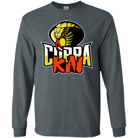 T-Shirts Dark Heather / S COBRA KAI Men's Long Sleeve T-Shirt