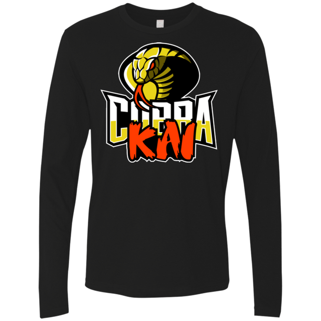 T-Shirts Black / S COBRA KAI Men's Premium Long Sleeve