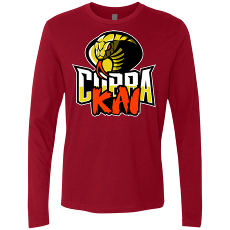 T-Shirts Cardinal / S COBRA KAI Men's Premium Long Sleeve