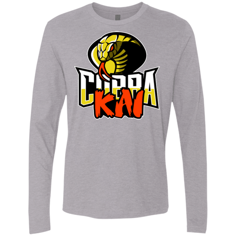 T-Shirts Heather Grey / S COBRA KAI Men's Premium Long Sleeve
