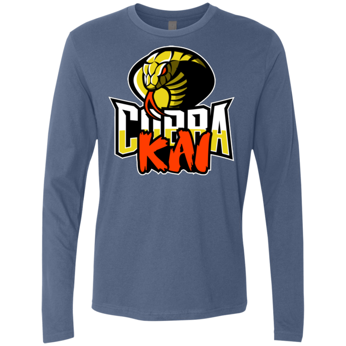 T-Shirts Indigo / S COBRA KAI Men's Premium Long Sleeve