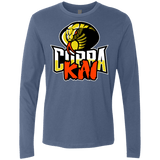 T-Shirts Indigo / S COBRA KAI Men's Premium Long Sleeve