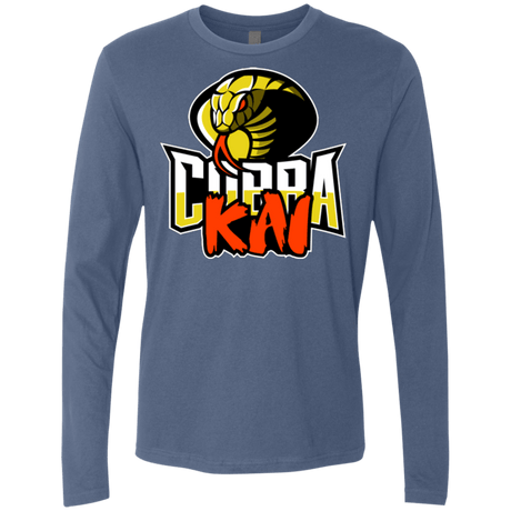 T-Shirts Indigo / S COBRA KAI Men's Premium Long Sleeve