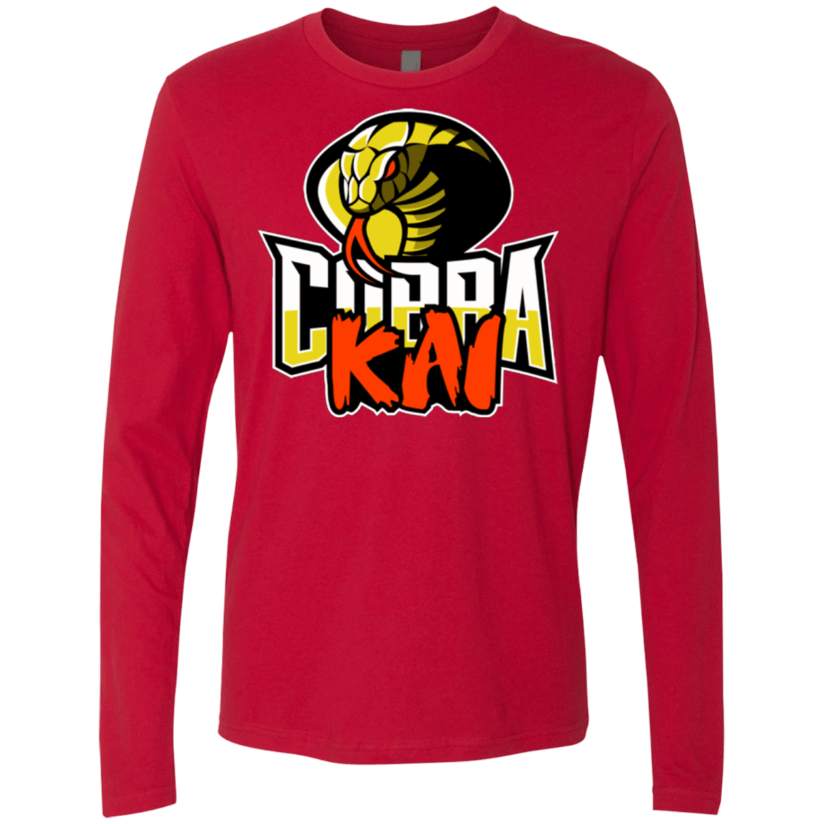 T-Shirts Red / S COBRA KAI Men's Premium Long Sleeve