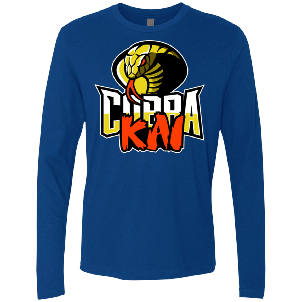 T-Shirts Royal / S COBRA KAI Men's Premium Long Sleeve