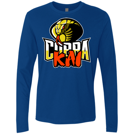 T-Shirts Royal / S COBRA KAI Men's Premium Long Sleeve