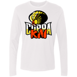 T-Shirts White / S COBRA KAI Men's Premium Long Sleeve