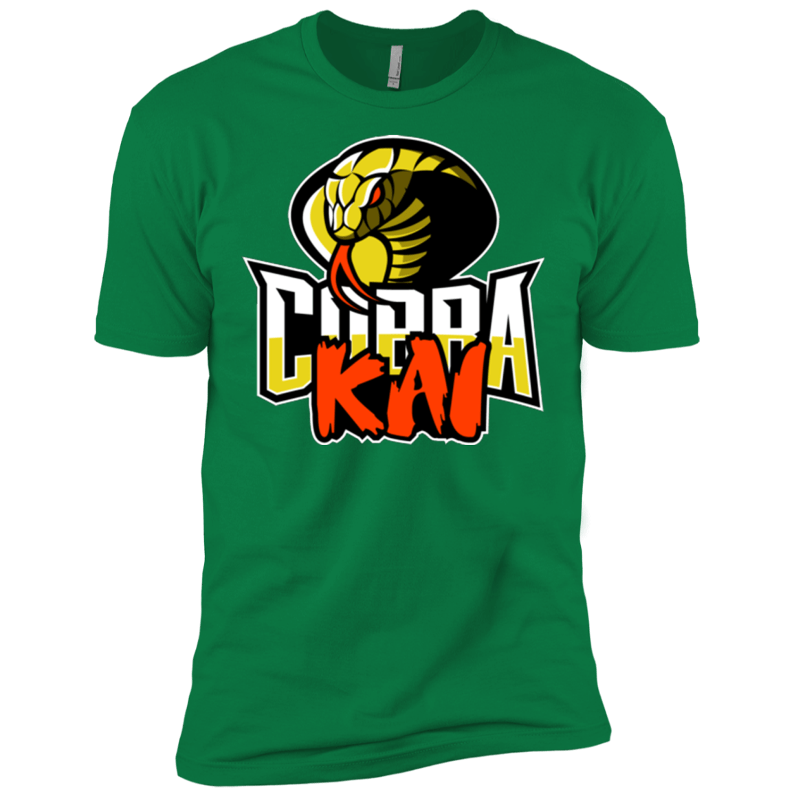 Cobra Kai Vintage Logo Men's T-Shirt - Yellow - XL - Yellow