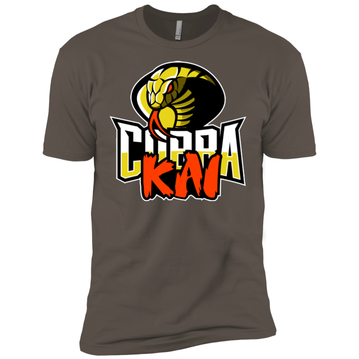 T-Shirts Warm Grey / X-Small COBRA KAI Men's Premium T-Shirt