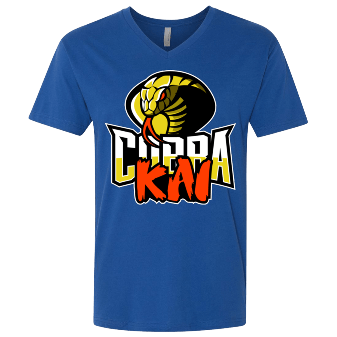 T-Shirts Royal / X-Small COBRA KAI Men's Premium V-Neck