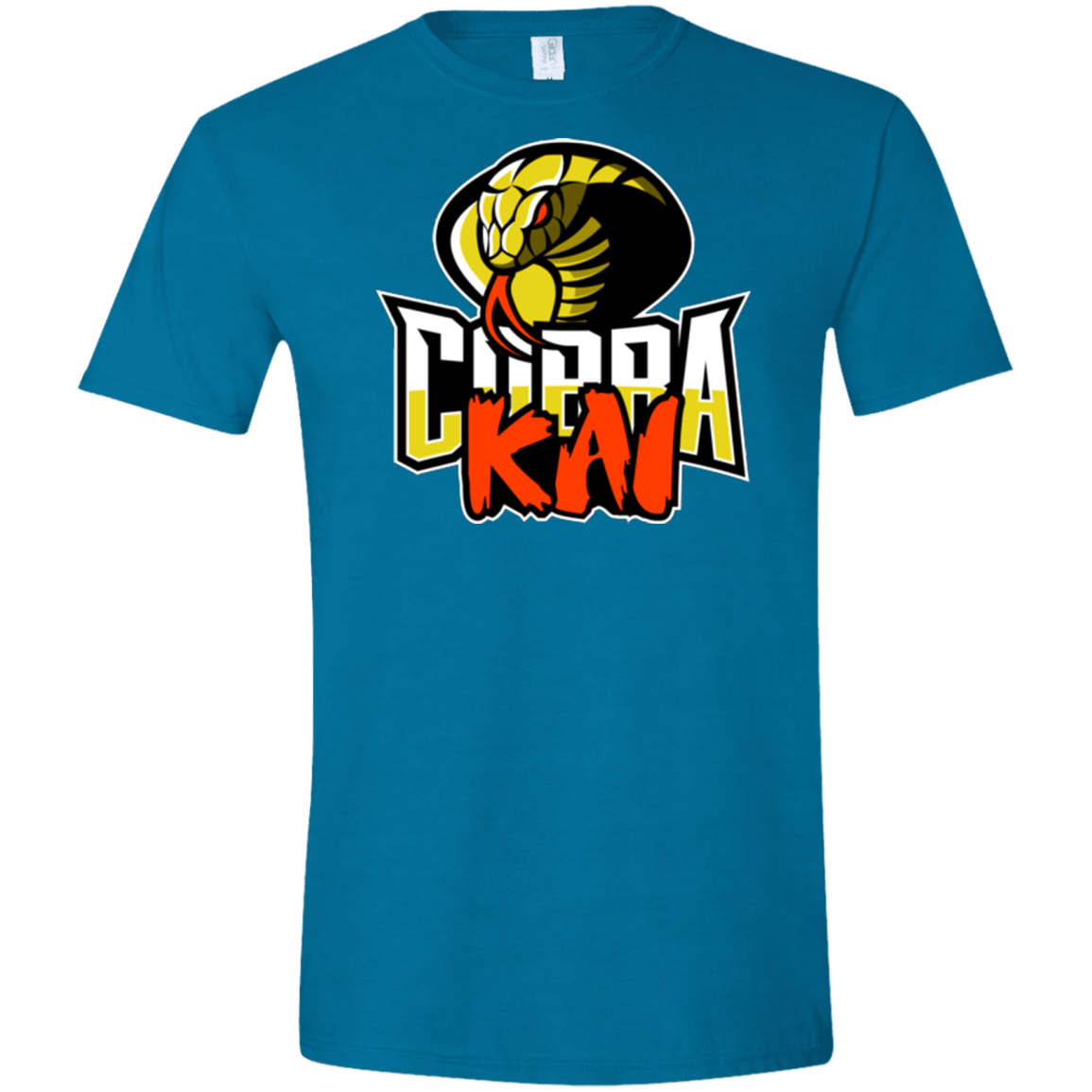 T-Shirts Antique Sapphire / S COBRA KAI Men's Semi-Fitted Softstyle