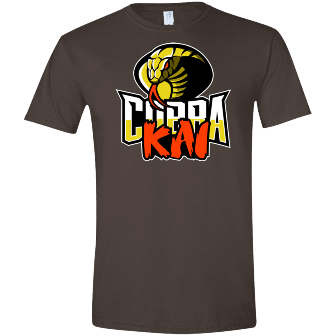 T-Shirts Dark Chocolate / S COBRA KAI Men's Semi-Fitted Softstyle