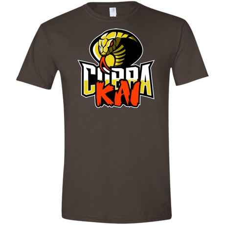 T-Shirts Dark Chocolate / S COBRA KAI Men's Semi-Fitted Softstyle