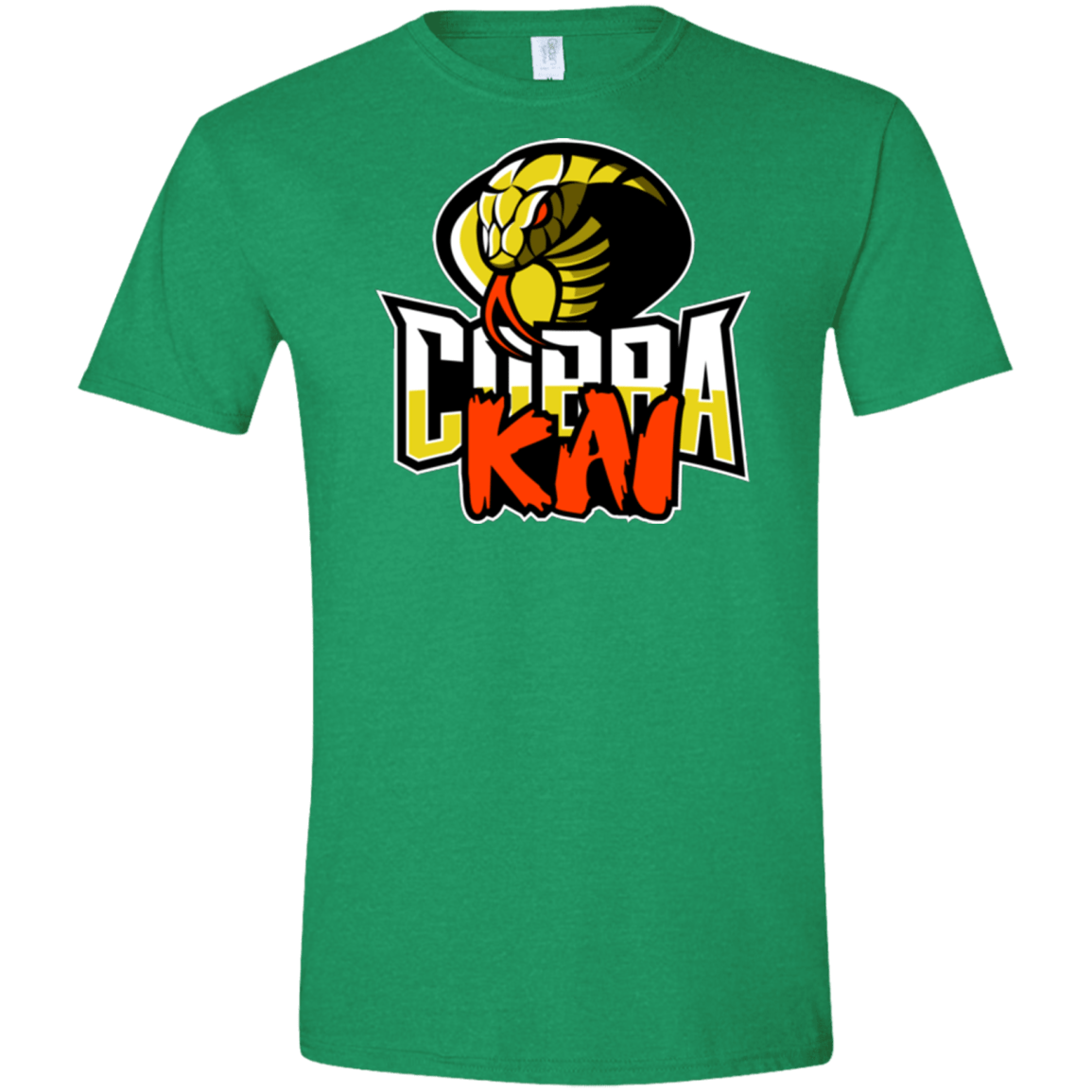 T-Shirts Heather Irish Green / S COBRA KAI Men's Semi-Fitted Softstyle