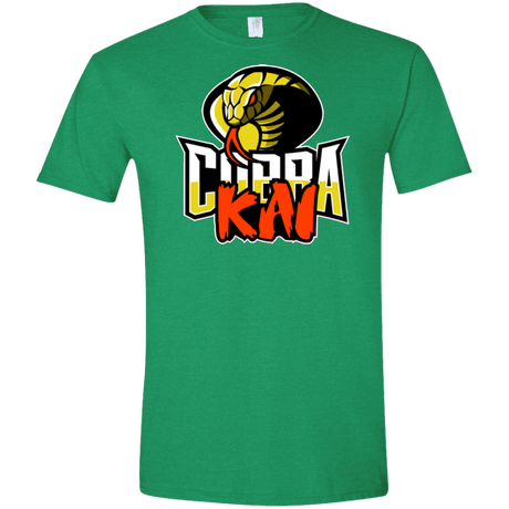 T-Shirts Heather Irish Green / S COBRA KAI Men's Semi-Fitted Softstyle