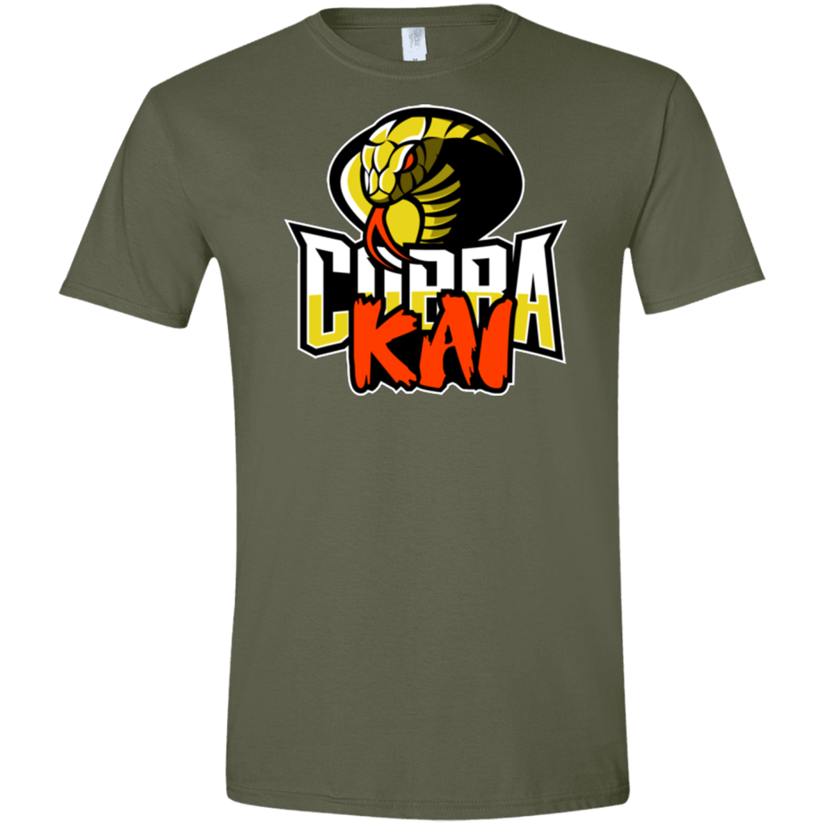 T-Shirts Military Green / S COBRA KAI Men's Semi-Fitted Softstyle