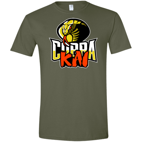 T-Shirts Military Green / S COBRA KAI Men's Semi-Fitted Softstyle