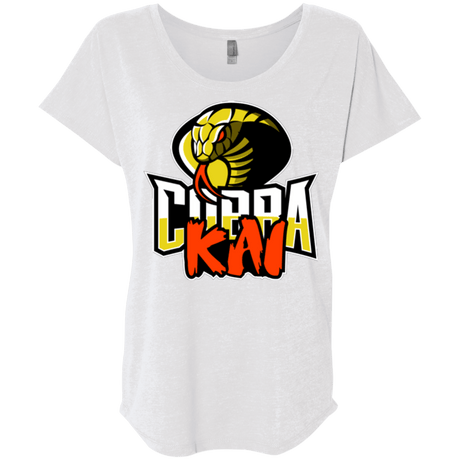 T-Shirts Heather White / X-Small COBRA KAI Triblend Dolman Sleeve