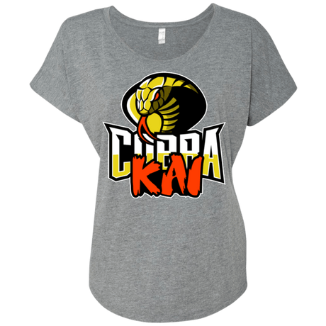 T-Shirts Premium Heather / X-Small COBRA KAI Triblend Dolman Sleeve