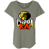 T-Shirts Venetian Grey / X-Small COBRA KAI Triblend Dolman Sleeve