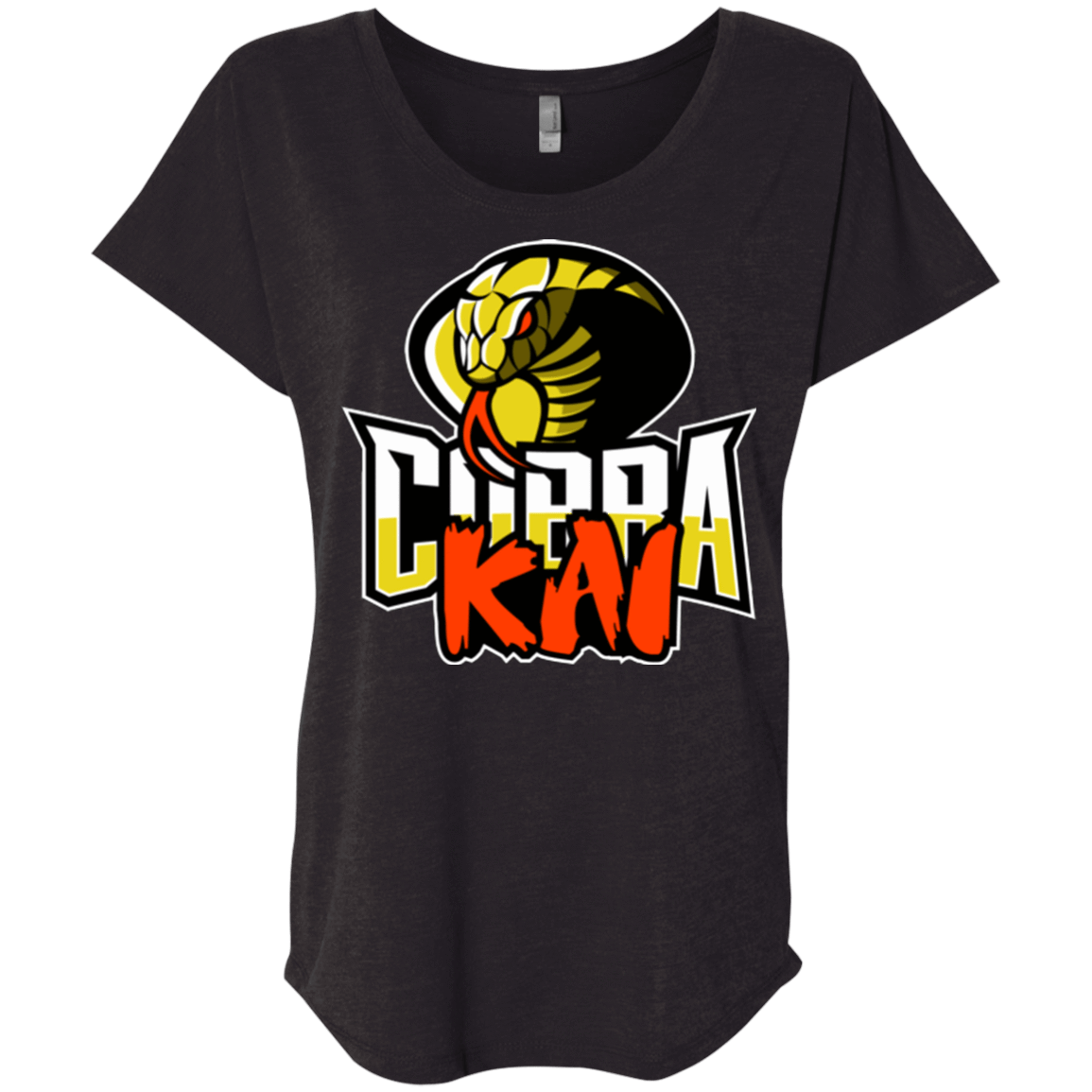 T-Shirts Vintage Black / X-Small COBRA KAI Triblend Dolman Sleeve