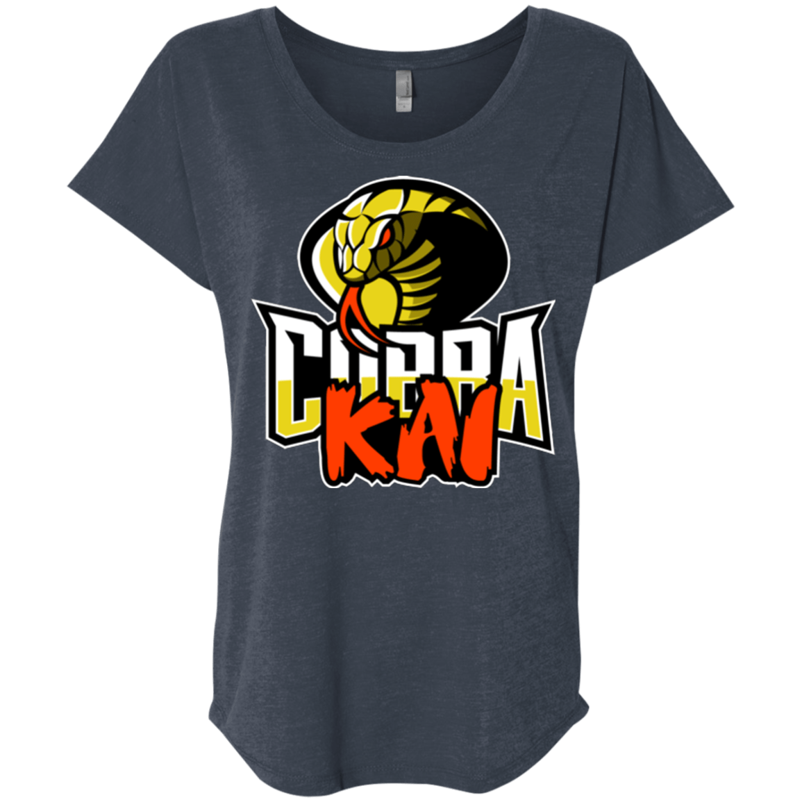 T-Shirts Vintage Navy / X-Small COBRA KAI Triblend Dolman Sleeve