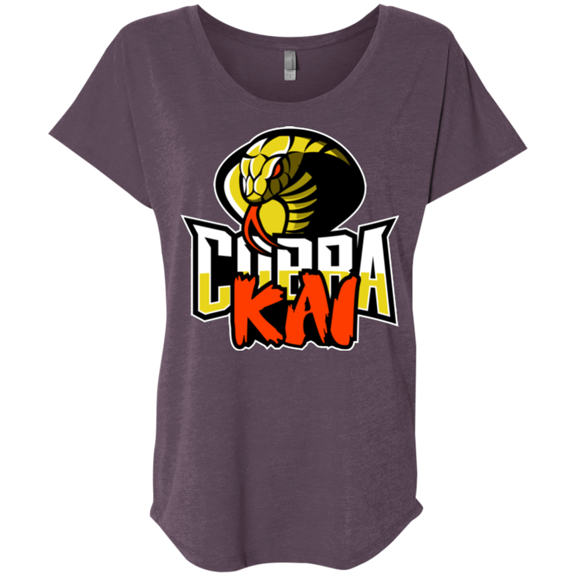T-Shirts Vintage Purple / X-Small COBRA KAI Triblend Dolman Sleeve