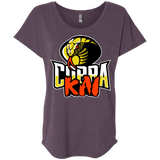 T-Shirts Vintage Purple / X-Small COBRA KAI Triblend Dolman Sleeve