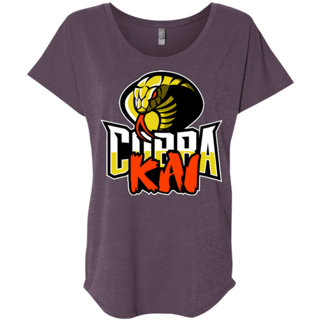 T-Shirts Vintage Purple / X-Small COBRA KAI Triblend Dolman Sleeve