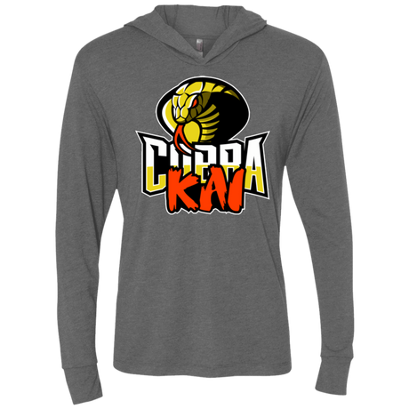 T-Shirts Premium Heather / X-Small COBRA KAI Triblend Long Sleeve Hoodie Tee