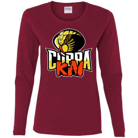 T-Shirts Cardinal / S COBRA KAI Women's Long Sleeve T-Shirt