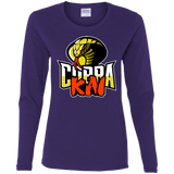 T-Shirts Purple / S COBRA KAI Women's Long Sleeve T-Shirt