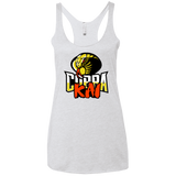 T-Shirts Heather White / X-Small COBRA KAI Women's Triblend Racerback Tank