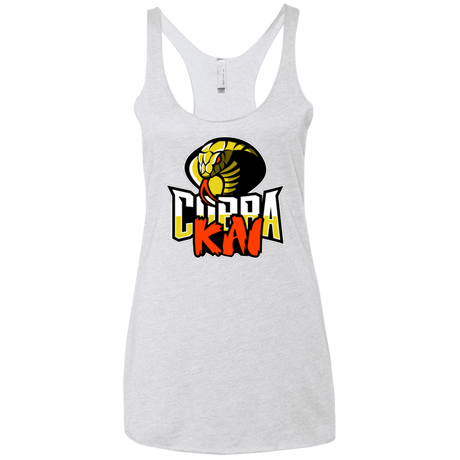 T-Shirts Heather White / X-Small COBRA KAI Women's Triblend Racerback Tank