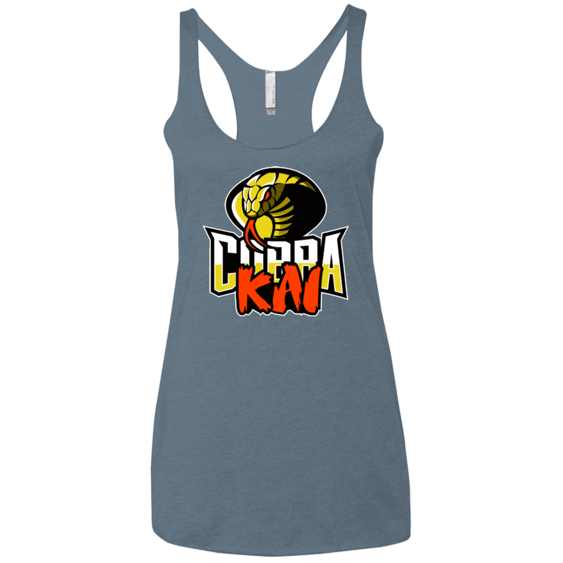 T-Shirts Indigo / X-Small COBRA KAI Women's Triblend Racerback Tank