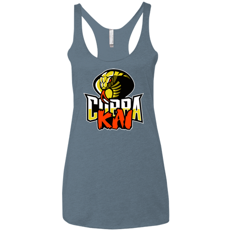 T-Shirts Indigo / X-Small COBRA KAI Women's Triblend Racerback Tank