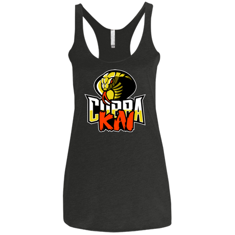 T-Shirts Vintage Black / X-Small COBRA KAI Women's Triblend Racerback Tank